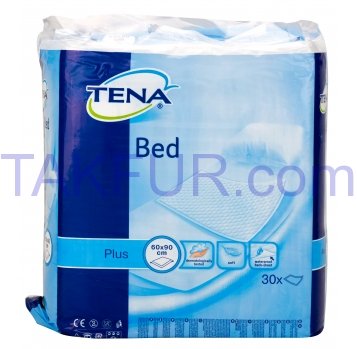 Пеленки впитывающие Tena Bed Plus 60*90см 30шт - Фото