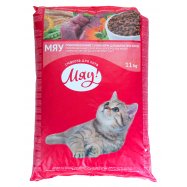Корм Мяу полнорационные сухой для взрослых кошек 11кг - Фото