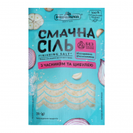Соль морская Pripravka Вкусная соль с чесноком и луком 200г - Фото