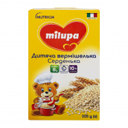 Вермишелька Milupa Сердечки для детей от 10-ти месяцев 320г - Фото