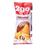 Круасан 2go з шоколадною начинкою 60г - Фото