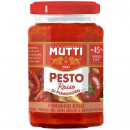 Соус Mutti Pesto из красных томатов 180г - Фото