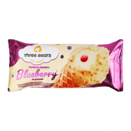 3 ВЕДМЕДІ МОР ВАФ РІЖОК70Г : ВАНІЛЬ ЧОРНИЦЯ - Фото