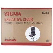 Кресло руководителя Sigma Executive Chair ЕС501 черное - Фото
