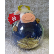 КУЛЯ  СИМВОЛ З ДЕКОР 85 ММ В АСОРТ - Фото