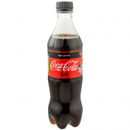 Напиток Coca-Cola Zero безалкогольн сильногазированный 500мл - Фото