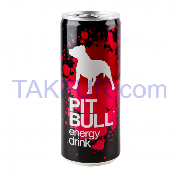 Напиток безалкогольный Pit Bull энергетический с/газ 250мл - Фото
