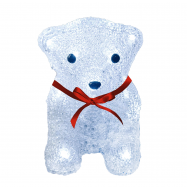 Фигура LED Мишка 20 * 16 * 20см, 20L LED, на батарейках - Фото
