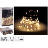 ГІРЛЯНДА ВНУТР 20ЛЕД ТЕПЛА 1,1М БАТАР - Фото