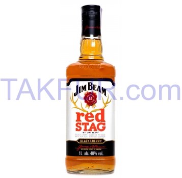 Ликер Jim Beam Red Stag Black Cherry 40% 1л - Фото