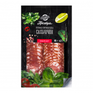 Колбаса Ювілейний Преміум Сальчичон сырокопченая 80г - Фото