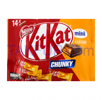 Вафли Kit Kat Chunky Mini в молочном шоколаде 250г - Фото
