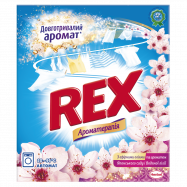 Порошок стиральный Rex АТ японский сад/лилия автомат 350г - Фото