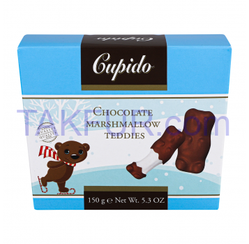 Маршмеллоу Cupido Teddies с молочным шоколадом 150г - Фото