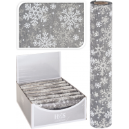 РАНЕР Д/ДЕКОР 250X28CM : СРІБНИЙ - Фото