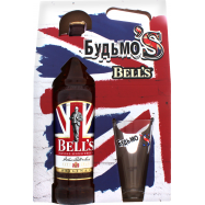 Набор виски Bell`s 40% 0.7л + стакан Bell`s 1шт - Фото