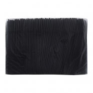 Соломка КТА гофрированная черная 21см х 5мм 1000шт/уп - Фото