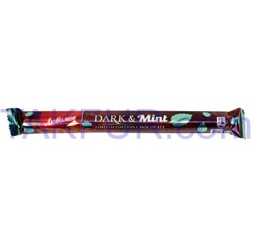 Шоколад Любимов Dark & Mint черный с начинкой 38г - Фото