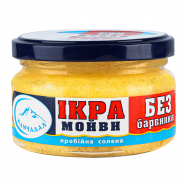 Икра мойвы Камчадал пробойная соленая 180г - Фото
