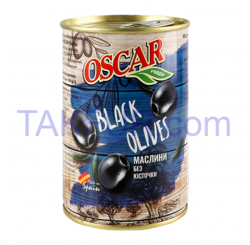 Маслины Oscar без косточки 400г - Фото