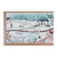 Открытка S.Brothers&Co поздравительная с конверт 10х15см 1шт - Фото