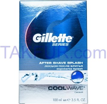 Лосьон после бритья Gillette Series Cool Wave Свежий 100мл - Фото