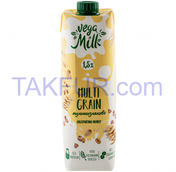 Напиток мультизлаковый Vega Milk ультрапаст 1,5% 950мл - Фото