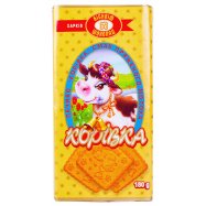 Печенье Бісквіт-Шоколад Коровка Вкус топленого молока 180г - Фото