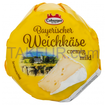 Сыр Coburger Bayerischer Weichkase cremig mild 45% 150г - Фото