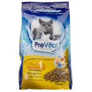 Корм PreVital с мясом кур/овощ сух д/взр кош полноцен 1,8кг - Фото