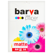 Бумага для струйной печати Barva матовая 20шт/уп - Фото