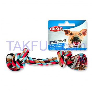 Іграшка Trixie для собак Ігровий канат котон 26 см 125 г - Фото