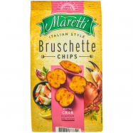 Брускетты Maretti запеченные хлебные со вкусом краба 70г - Фото