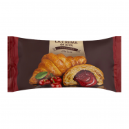 Круассан La Crema de Alva с начинкой со вкусом вишни 65г - Фото