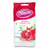 Серветка волога Smile Daily Гранат і Білий чай 15 шт - Фото