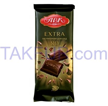 Шоколад АВК Extra экстрачёрный 90г - Фото