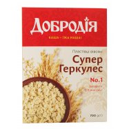 Хлопья овсяные Добродія Супер Геркулес 700г - Фото