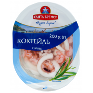 Коктейль с морепродуктов в заливке 200г - Фото