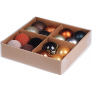 ПРИКРАСА ЯЛИНКОВА  КУЛЯ 80ММ - Фото