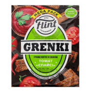 Гренки Flint Ржаные зі смаком томату Spicy 110г - Фото