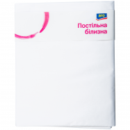 ARO ПРОСТИРАДЛО 220*240 БЯЗЬ : БІЛИЙ - Фото