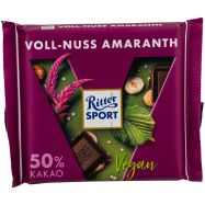 RITTER SPORT VEGAN ФУНДУК ТА АРАМАНТ 100 - Фото