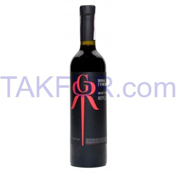 Вино Вина Гулієвих Мерло Select сух красное 10-13% 0,75л - Фото