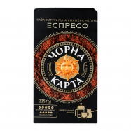 ЧОРНА КАРТА КАВА МЕЛ ЕСПРЕССО 225Г - Фото