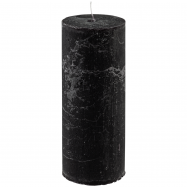 PRAGNIS СВІЧКА РУСТІК ЦИЛ. (7 Х 17 СМ) : ЧОРНИЙ - Фото