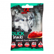 Лакомство Alpha Spirit для собак полувлажное с уткой 50г - Фото