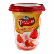 ДОЛЬЧЕ ДЕСЕРТ 3,4% 350Г : ПОЛУНИЦЯ - Фото