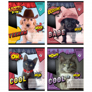 Тетрадь 18 листов клетка  R - Фото