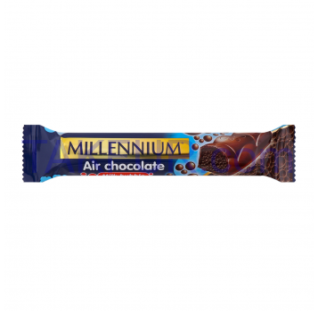 Шоколад Millennium молочный пористый 32г - Фото