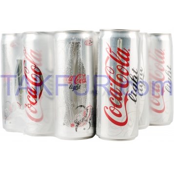 Напиток Coca-Cola Light безалкогольн сильногазиров 330мл ж/б - Фото